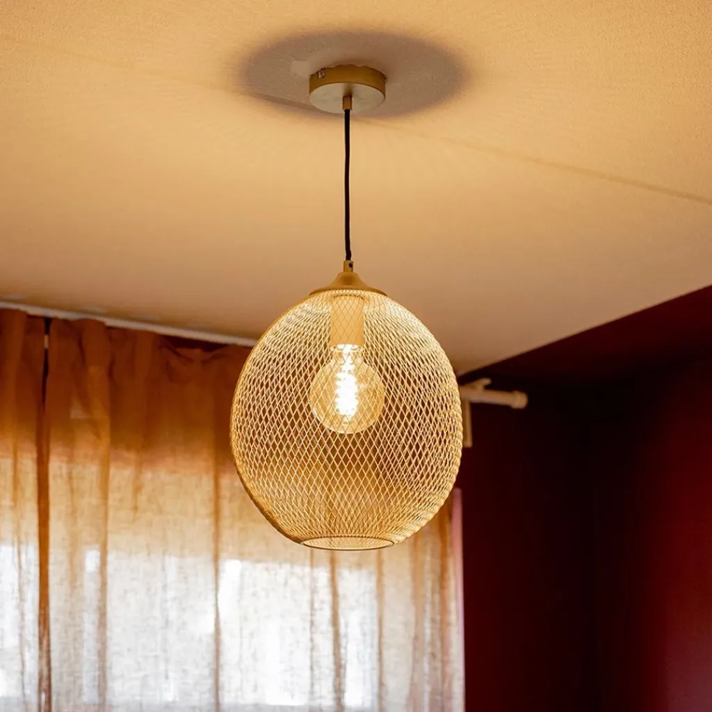 Straluma Hanglamp Moroc goud 30cm> Draadlampen|Light and Living
