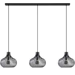 Straluma Hanglamp Onion 3L draad zwart> Eettafellampen|Draadlampen