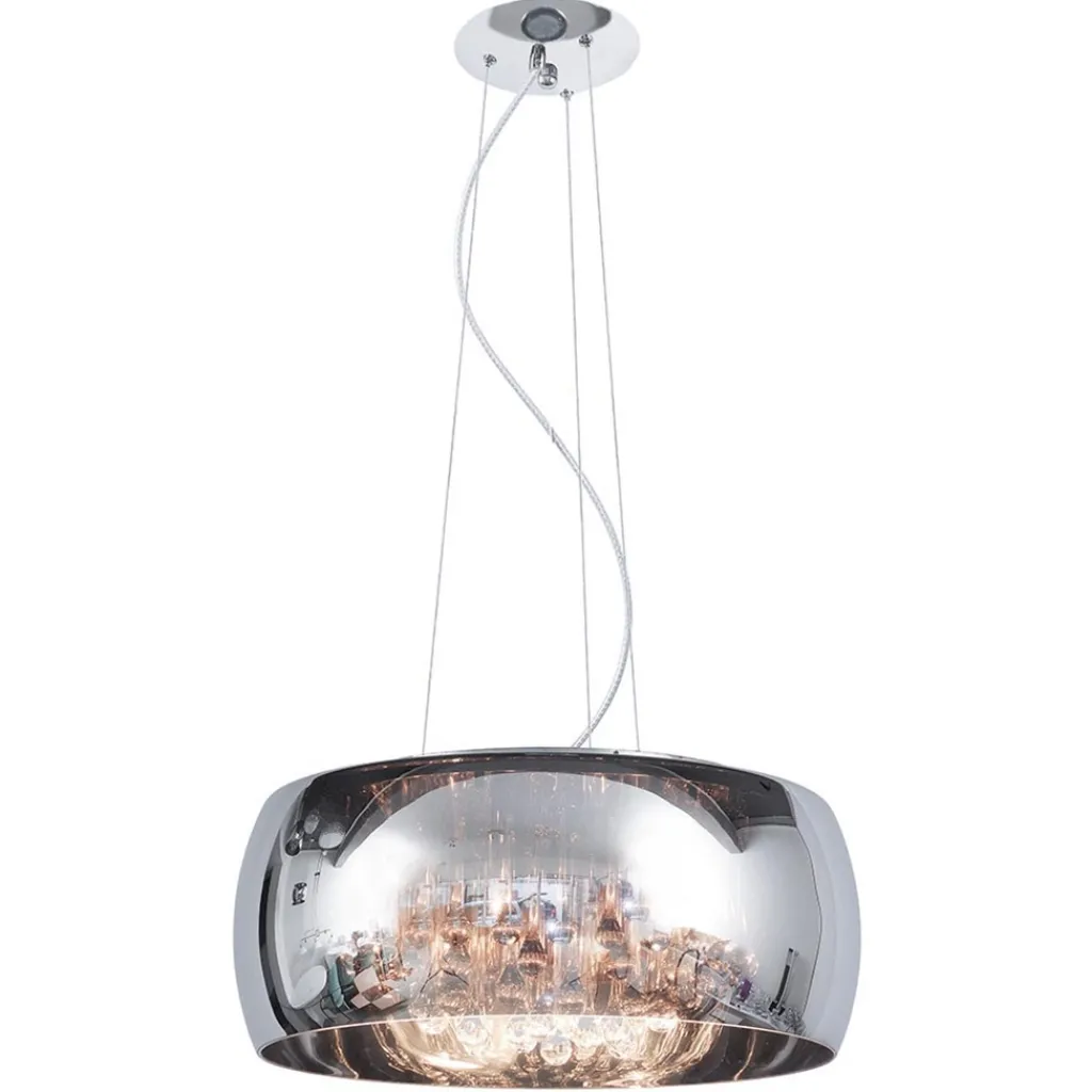 Straluma Hanglamp Pearl Raindrops smokey glas> Eettafellampen|Pearl