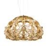 Straluma Hanglamp Quantica 74cm gold/white> Eettafellampen|Kantoorverlichting
