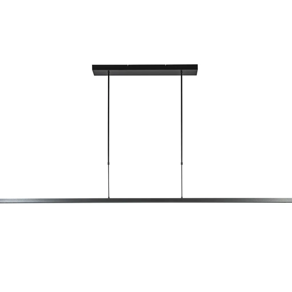 Straluma Hanglamp Real zwart up+down 2xpush dtw> Hanglampen|Eettafellampen