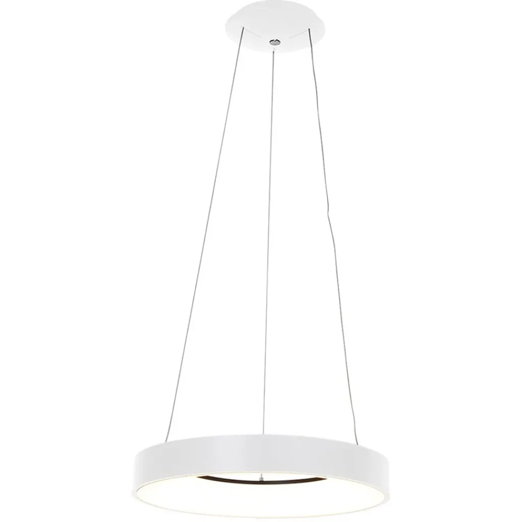 Straluma Hanglamp Ringlede wit 48cm> Hanglampen|Keukenverlichting