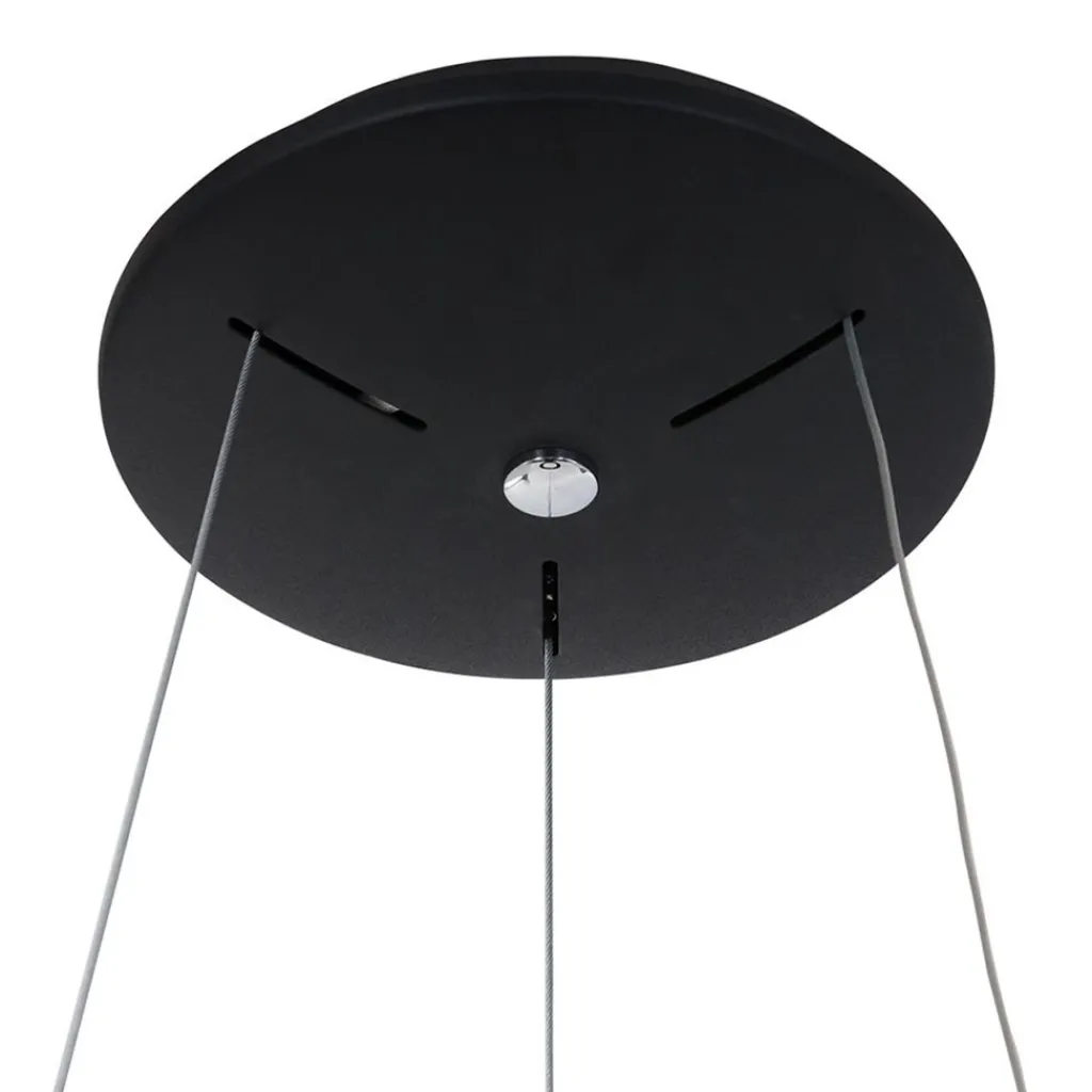 Straluma Hanglamp Ringlede zwart 48cm> Hanglampen|Keukenverlichting