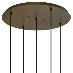 Straluma Hanglamp Riva 5l rond platinum><noscript><img width=