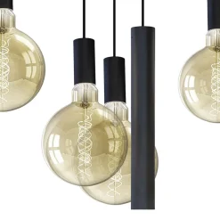 Straluma Hanglamp Riva ovaal 8L zwart><noscript><img width=