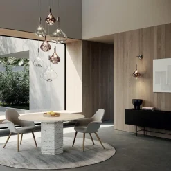 Straluma Hanglamp Sky-fall medium clear inclusief LED></noscript> Hanglampen|Eetkamerverlichting