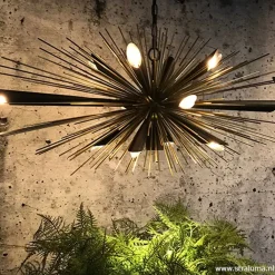 Straluma Hanglamp sprieten zwart/goud><noscript><img width=