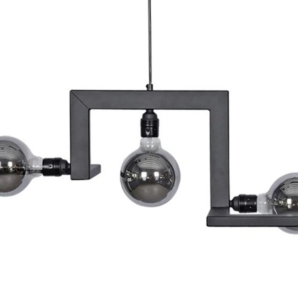 Straluma Hanglamp Tortona 5L zwart 150cm> Eettafellampen|Pendel Lampen