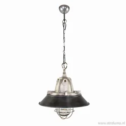 Straluma Hanglamp Tuk industrieel 41cm zwart/staal> Eettafellampen|Kooilampen