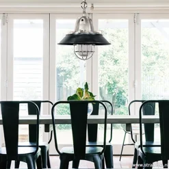 Straluma Hanglamp Tuk industrieel 41cm zwart/staal><noscript><img width=