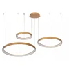 Straluma Hanglamp Vidal 3 ringen matgoud> Hanglampen|Eettafellampen