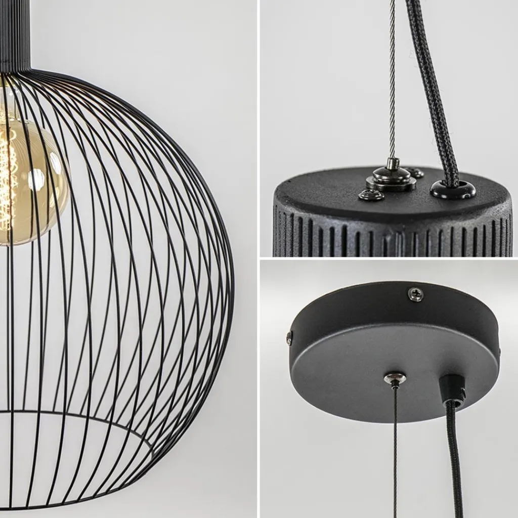 Straluma Hanglamp Wire 70cm zwart> Draadlampen|Woonkamerlampen