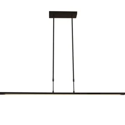 Straluma Hanglamp zwart balk 2xpushdimmer CCT> Hanglampen|Eettafellampen