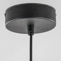 Straluma Hanglamp zwart met opaal wit glas 30 cm><noscript><img width=