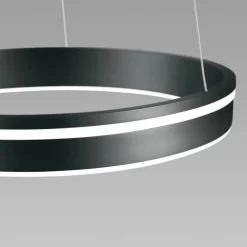 Straluma Hanglamp zwart ring 60cm + afst.bed.CCT> Hanglampen|Smart lampen