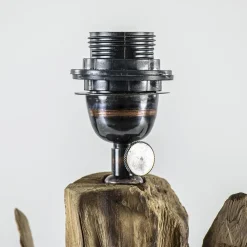 Straluma Houten lampvoet Ikal Light and Living exclusief kap></noscript> Lampenvoeten|Light and Living