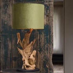 Straluma Houten lampvoet Ikal Light and Living exclusief kap></noscript> Lampenvoeten|Light and Living