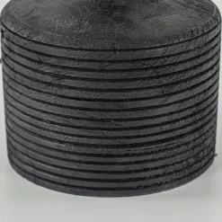 Straluma Houten lampvoet Paolu zwart exclusief kap> Tafellampen|Lampenvoeten