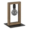 Straluma Houten tafellamp frame met zwart> Slaapkamerlampen|Halverlichting