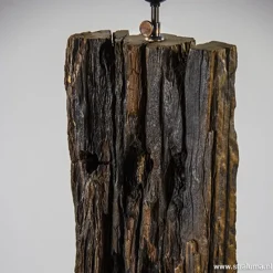 Straluma Houten vloerlamp met brons excl. kap></noscript> Lampenvoeten|Light and Living