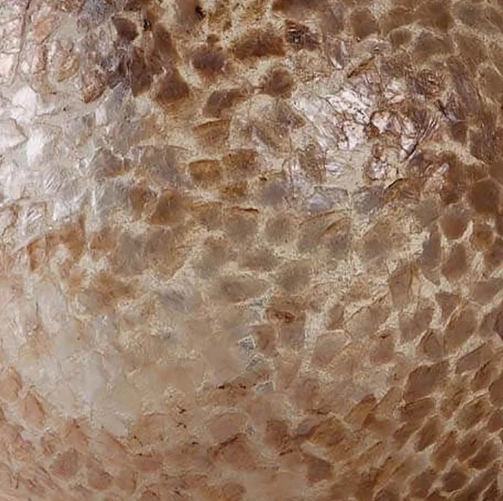 Straluma Ibiza vloerlamp schelpen zuil woonkamer> Schelpenlampen|Woonkamerlampen