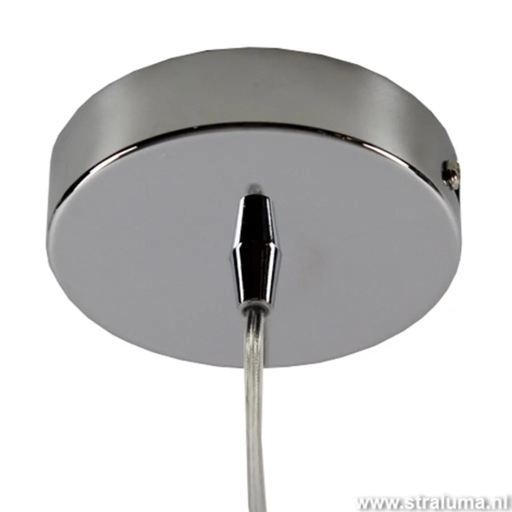 Straluma Industriele hanglamp draad chr-zilver> Woonkamerlampen|Tienerkamerlampen