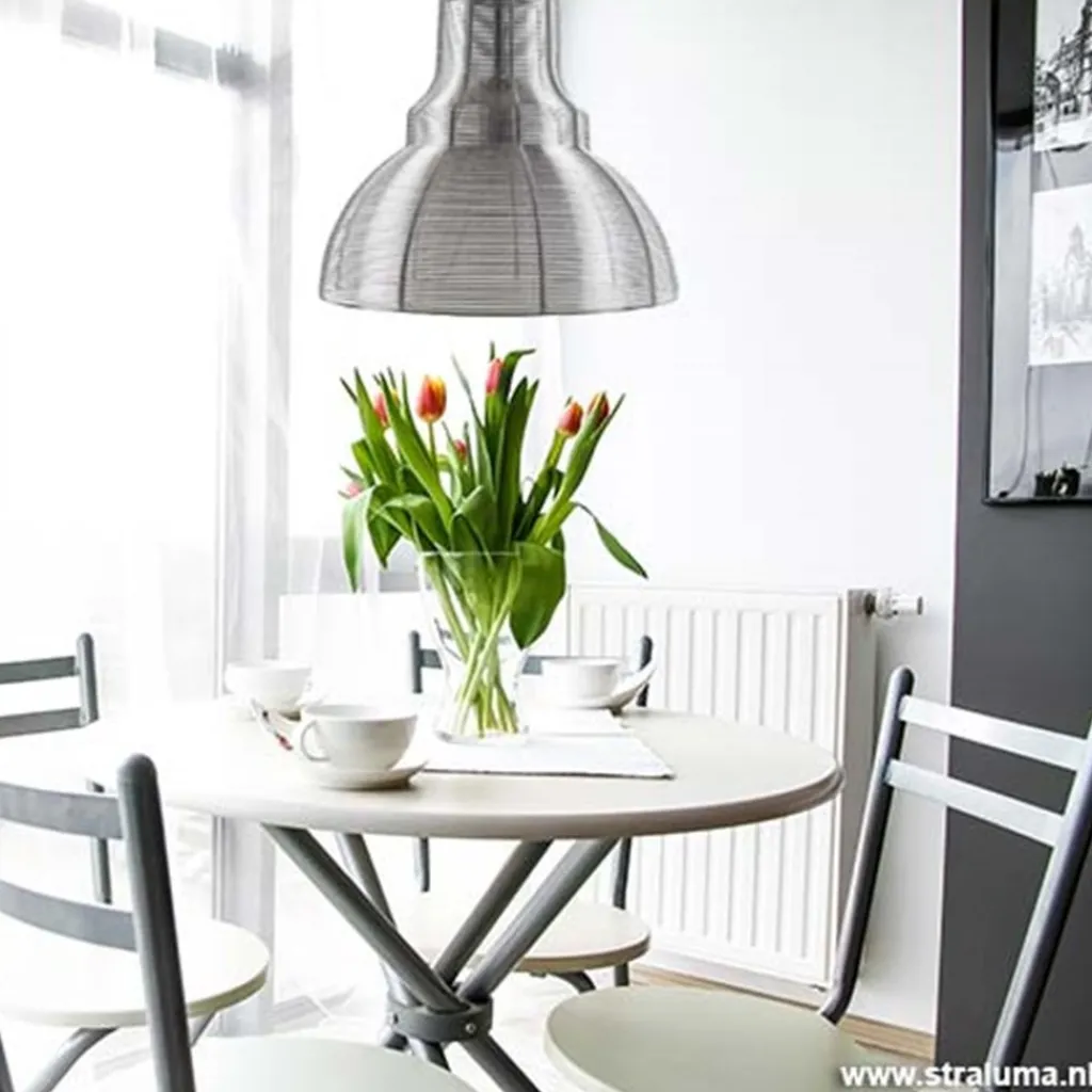 Straluma Industriele hanglamp draad chr-zilver> Woonkamerlampen|Tienerkamerlampen