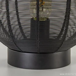 Straluma Industriële draad tafellamp Ophra zwart><noscript><img width=