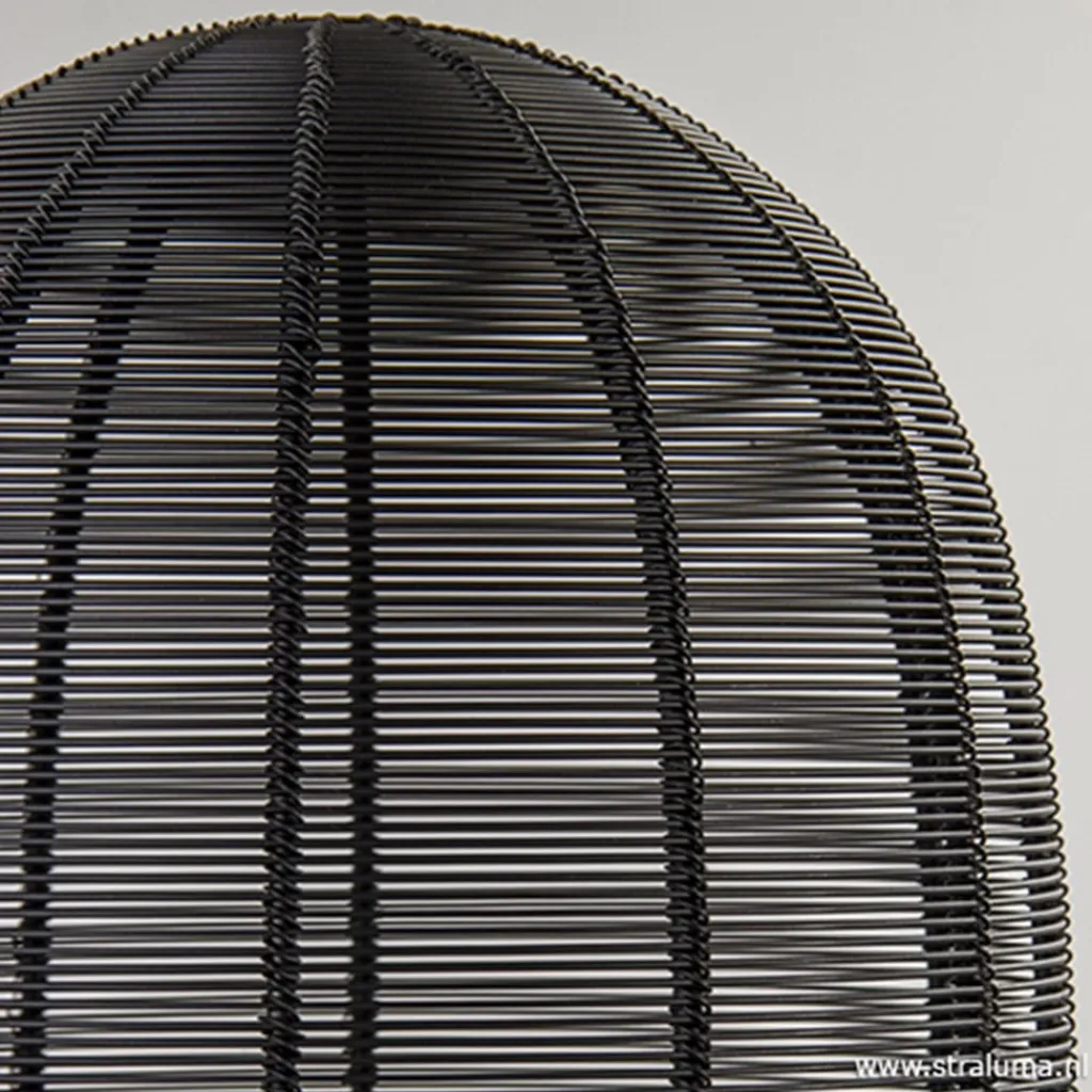Straluma Industriële draad tafellamp Ophra zwart> Draadlampen|Light and Living