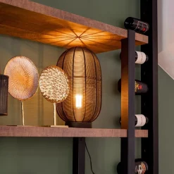 Straluma Industriële draad tafellamp Ophra zwart><noscript><img width=