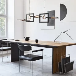 Straluma Industriële hanglamp mat zwart metalen frame><noscript><img width=