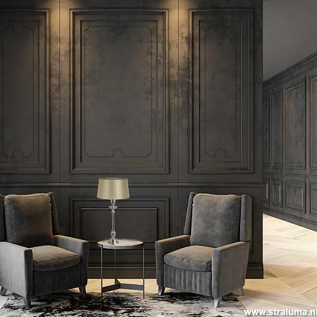 Straluma Kap Monaco goud drum 25 cm L&L> Design Verlichting|Woonkamerlampen