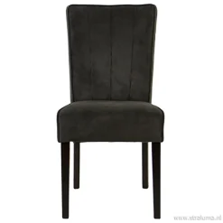 Straluma Klassiek landelijke eetkamerstoel grijs> Eetkamerstoelen