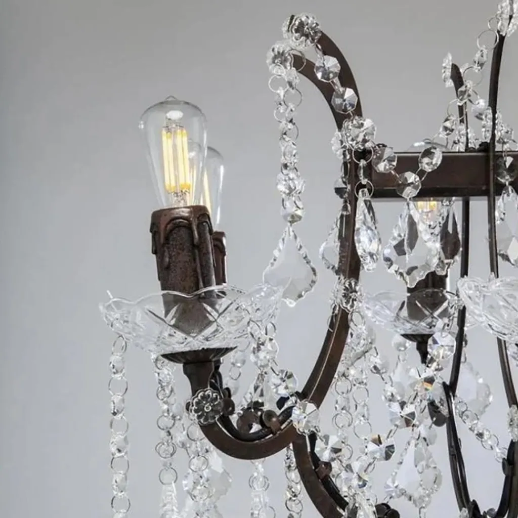 Straluma Klassieke eettafelhanglamp met kristal> Eettafellampen|Kroonluchters