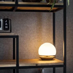 Straluma Klassieke LED tafellamp brons dimbaar><noscript><img width=