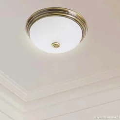 Straluma klassieke plafonnière Brons/glas><noscript><img width=