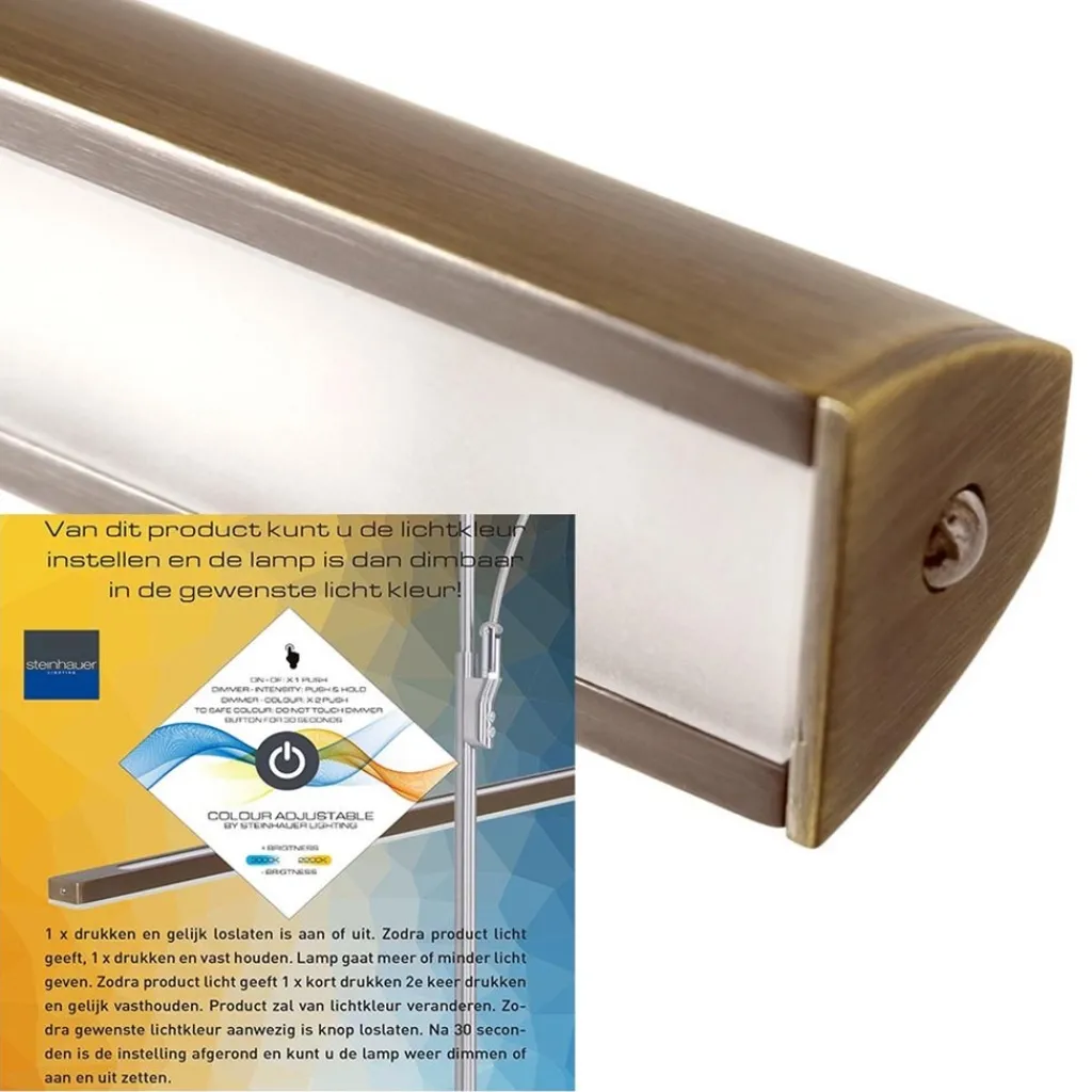 Straluma Klassieke schilderij wandlamp brons met LED> Wandlampen|Kantoorverlichting