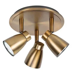 Straluma Klassieke spot Mirage brons 3 lichts> Opbouwspots|Woonkamerlampen