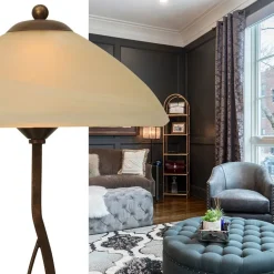 Straluma Klassieke tafellamp Bolzano bruin><noscript><img width=