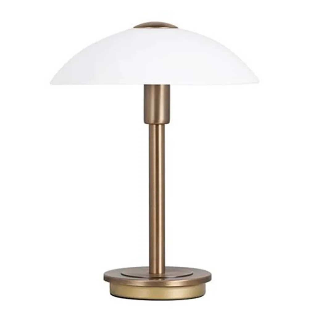 Straluma Klassieke tafellamp brons touchdimmer> Nachtkastlampen|Touch Lampen