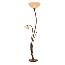 Straluma Klassieke vloerlamp Bolzano brons> Leeslampen|Uplighters