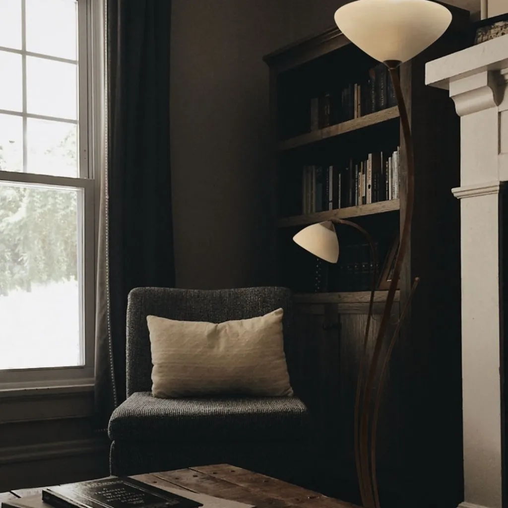 Straluma Klassieke vloerlamp Bolzano brons> Leeslampen|Uplighters