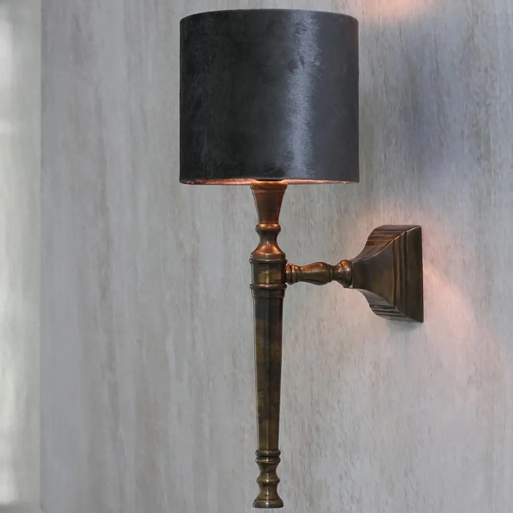 Straluma Klassieke wandlamp Delhi antiek brons> Light and Living|Schemerlampen