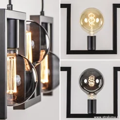Straluma Kleine eettafel hanglamp zwart frame></noscript> Eettafellampen|Pendel Lampen