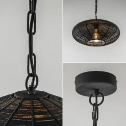 Straluma Kleine hanglamp Bahoto mat zwart L&L><noscript><img width=