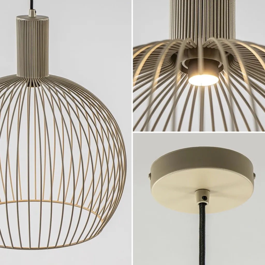 Straluma Kleine hanglamp draad mat zand> Hanglampen|Eettafellampen