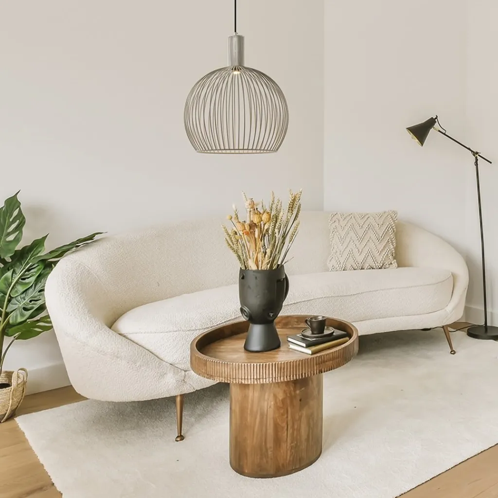 Straluma Kleine hanglamp draad mat zand> Hanglampen|Eettafellampen