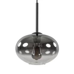 Straluma Kleine hanglamp smoke glas gradient met zwart> Hanglampen|Luxe Verlichting