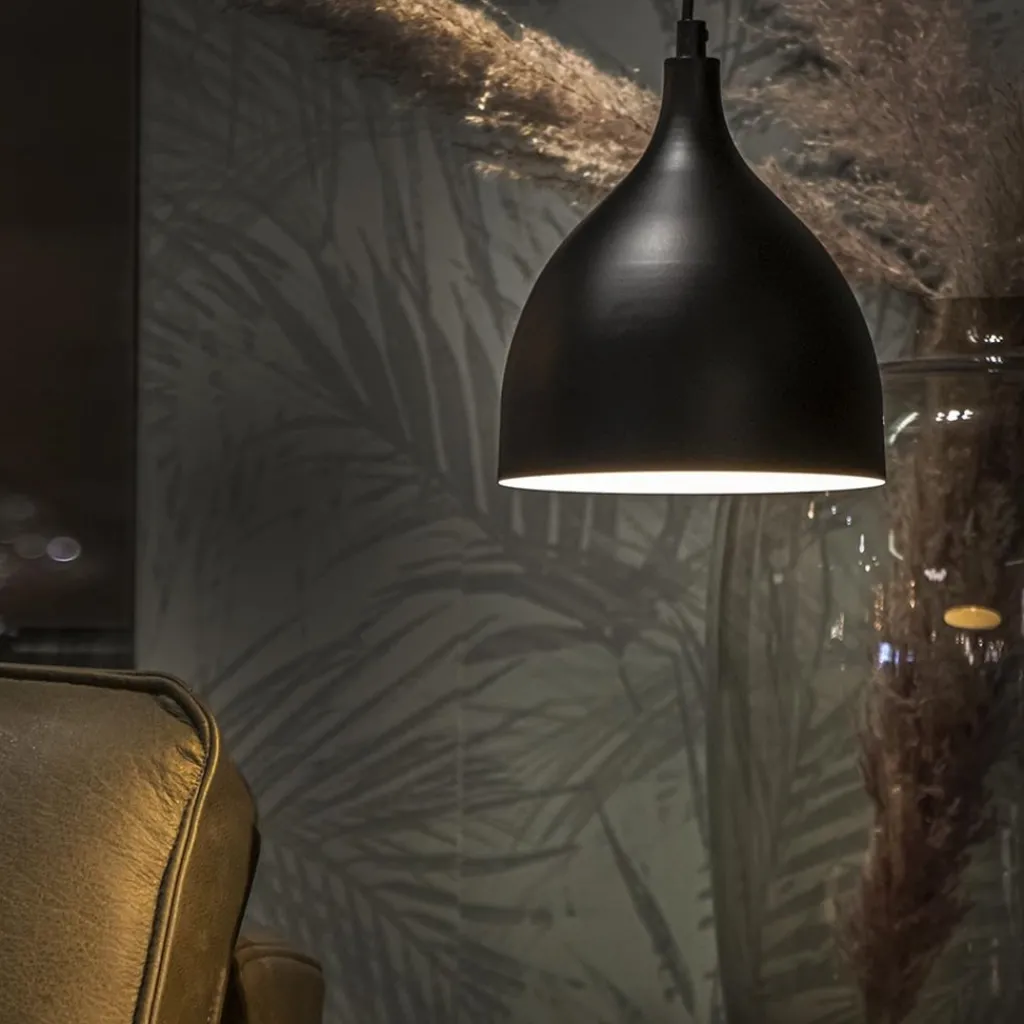 Straluma Kleine hanglamp zwart keuken-bar-hal-wc> Woonkamerlampen|Slaapkamerlampen