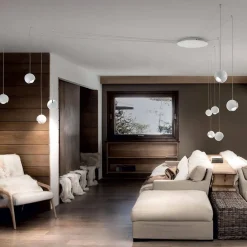 Straluma Kleine Italiaanse design hanglamp LED bol Spider wit></noscript> Hanglampen|Videverlichting